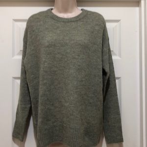 NWOT Divided Oversize Light Olive Sweater Size XS